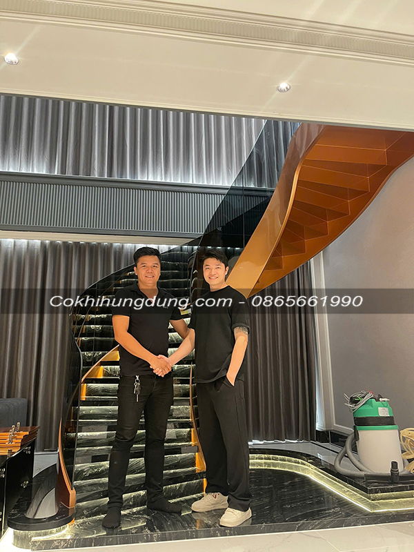 mẫu cầu thang xoắn ốc đẹp MS36