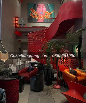 mẫu cầu thang xoắn ốc 08 độc đáo, cá tính, sôi động