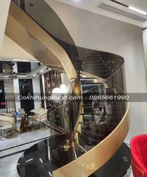 mẫu cầu thang xoắn ốc đẹp 01