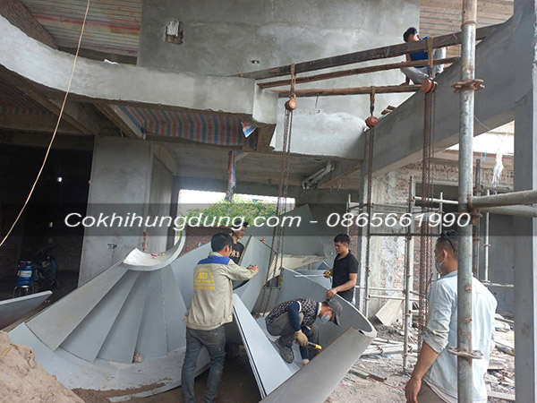 cầu thang xoắn ốc đẹp 8