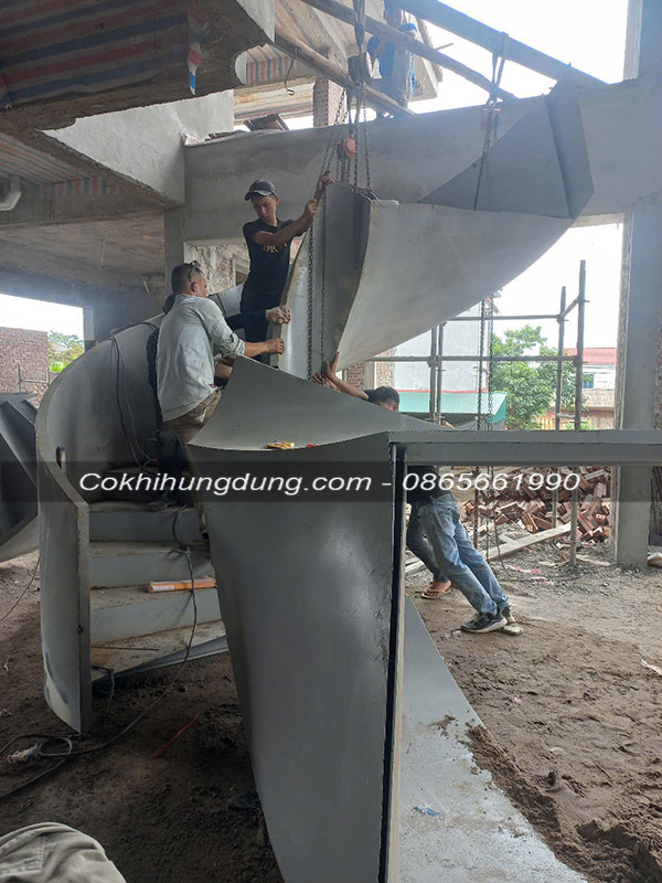 cầu thang xoắn ốc đẹp 11