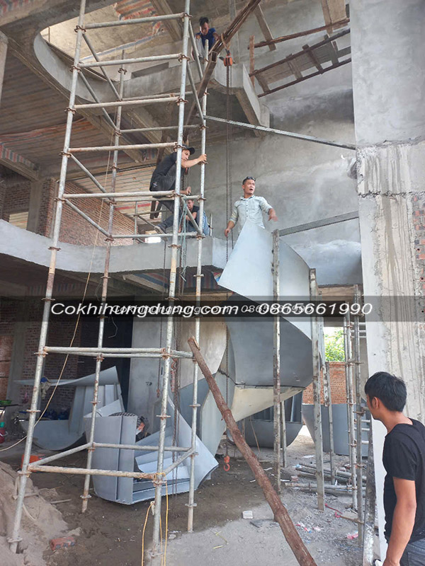cầu thang xoắn ốc đẹp 15
