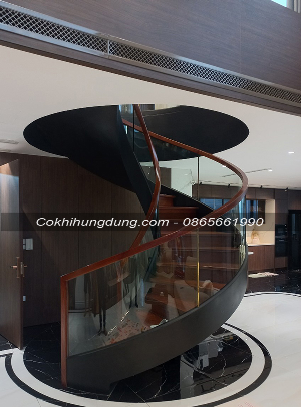 cầu thang xoắn ốc đẹp MS17
