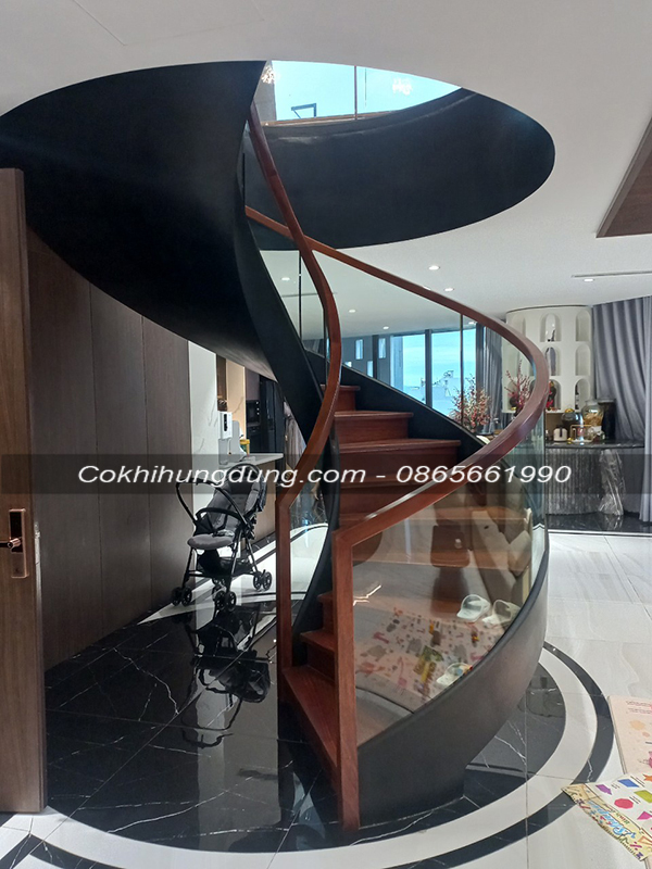 cầu thang xoắn ốc đẹp MS16