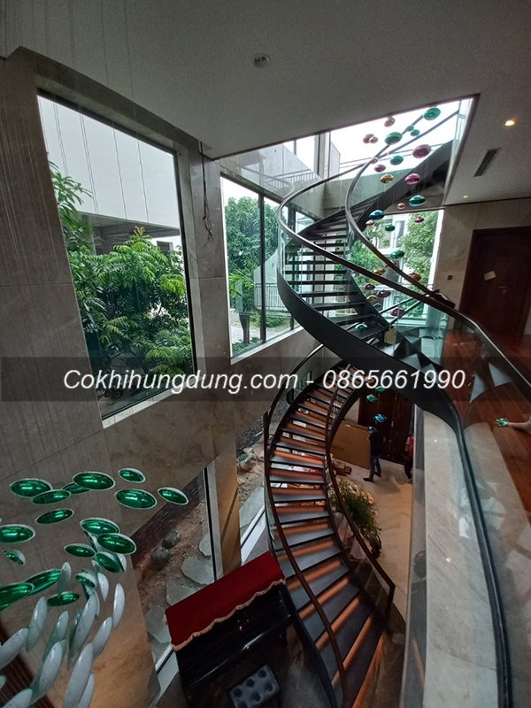 cầu thang xoắn ốc đẹp MS18 cầu thang xoắn ốc đẹp MS18