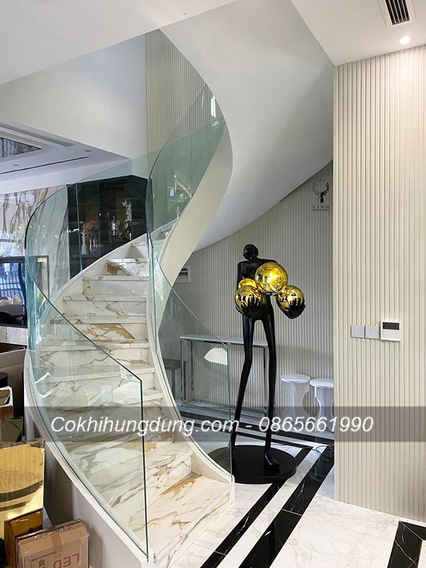 cầu thang xoắn ốc MS80