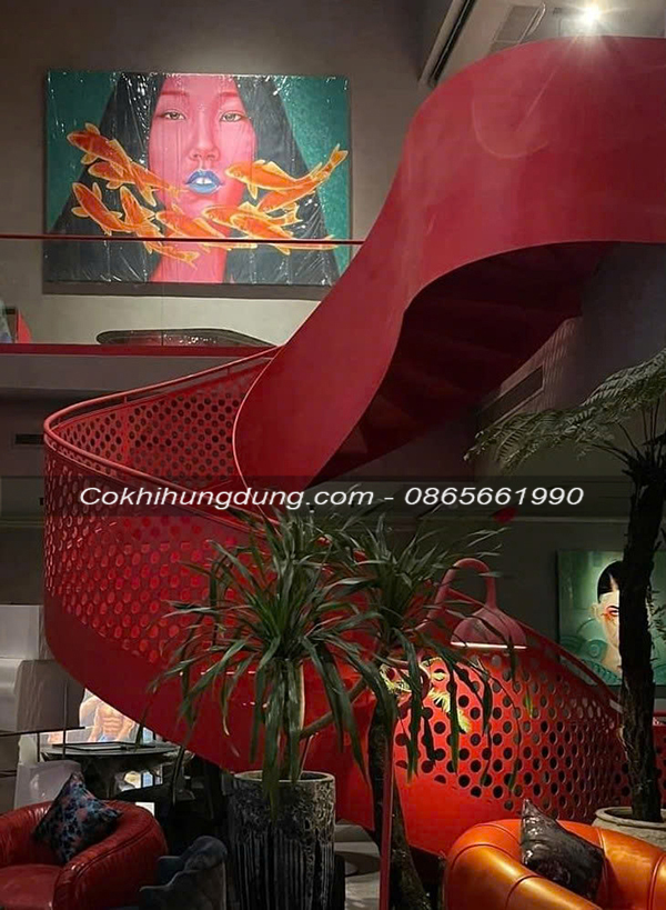 cầu thang xoắn ốc đẹp MS40