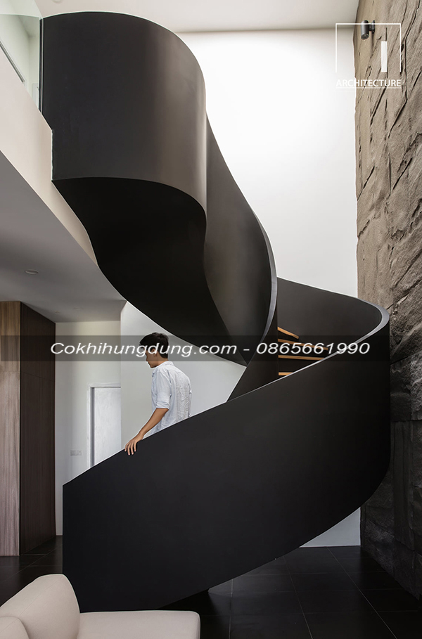 cầu thang xoắn ốc đẹp MS25