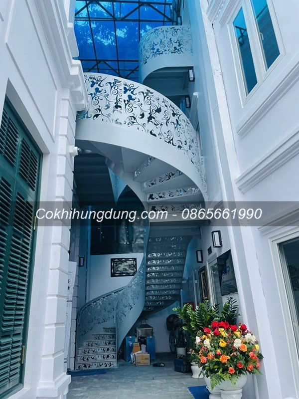 cầu thang xoắn ốc đẹp MS39