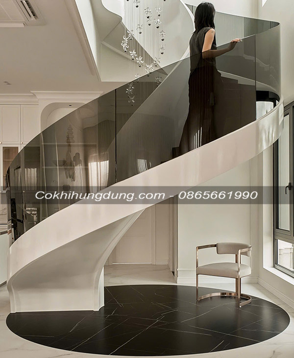 cầu thang xoắn ốc đẹp MS5