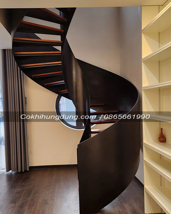 cầu thang xoắn ốc đẹp MS33