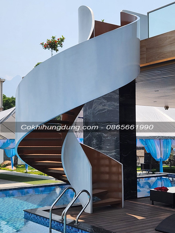 cầu thang xoắn ốc đẹp MS26