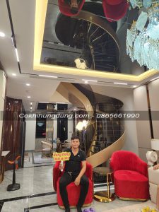 cầu thang xoắn ốc đẹp MS3