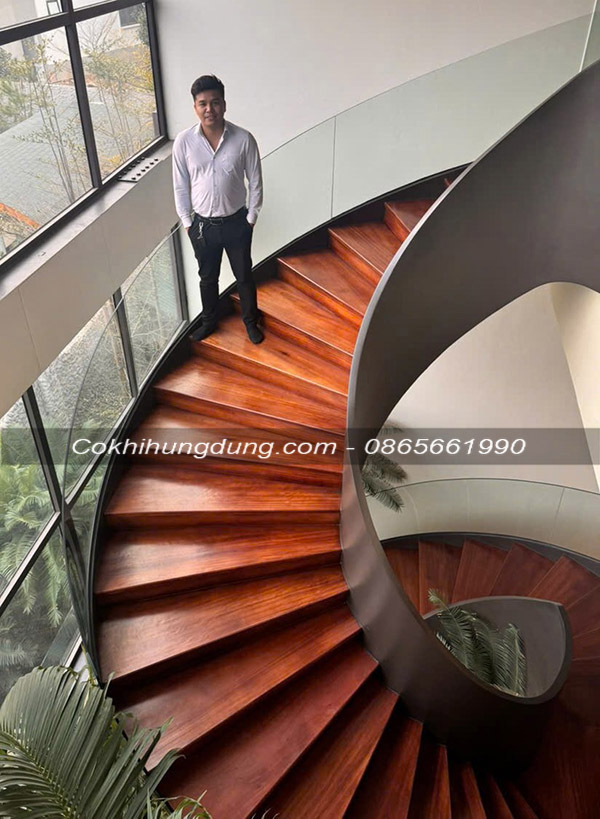 cầu thang xoắn ốc đẹp MS20