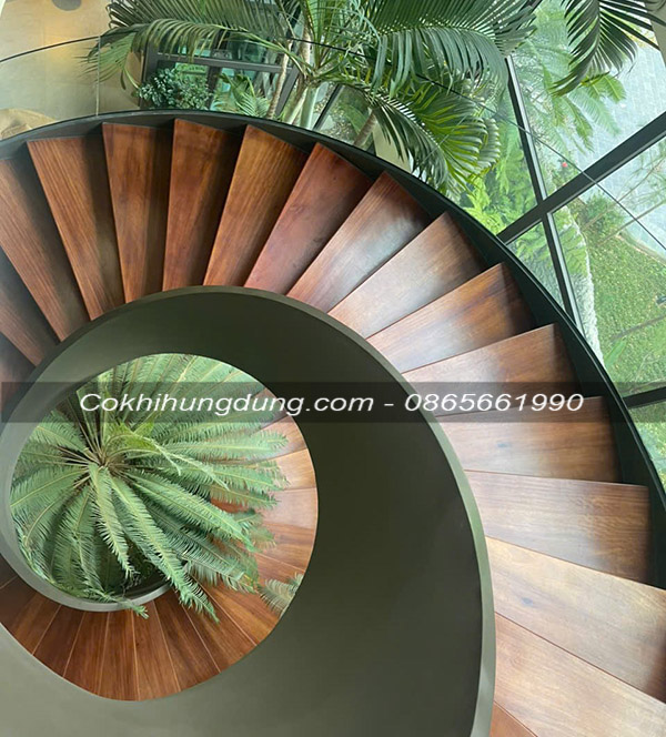 cầu thang xoắn ốc đẹp MS19