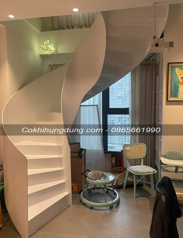 cầu thang xoắn ốc đẹp MS36