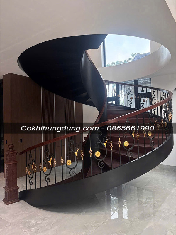 cầu thang xoắn ốc đẹp MS29