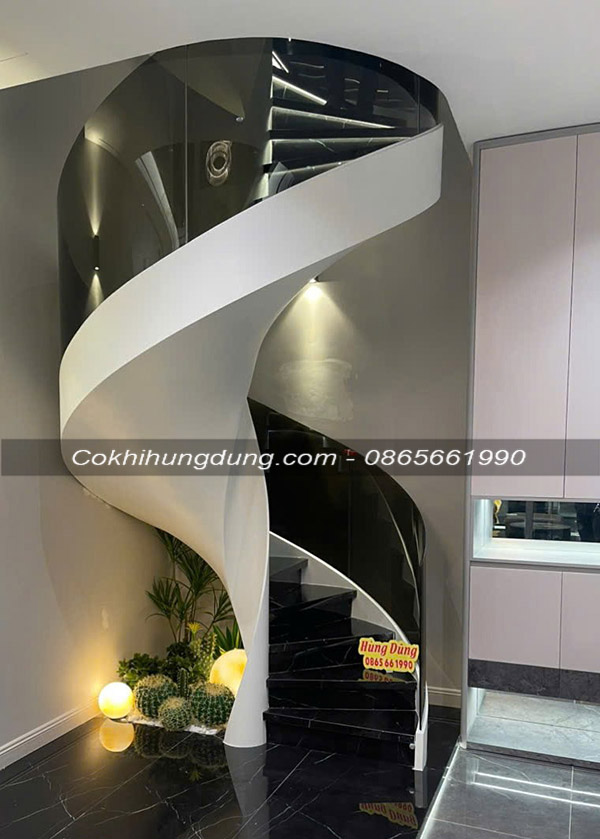 Cầu thang xoắn ốc giá rẻ tận gốc MS35