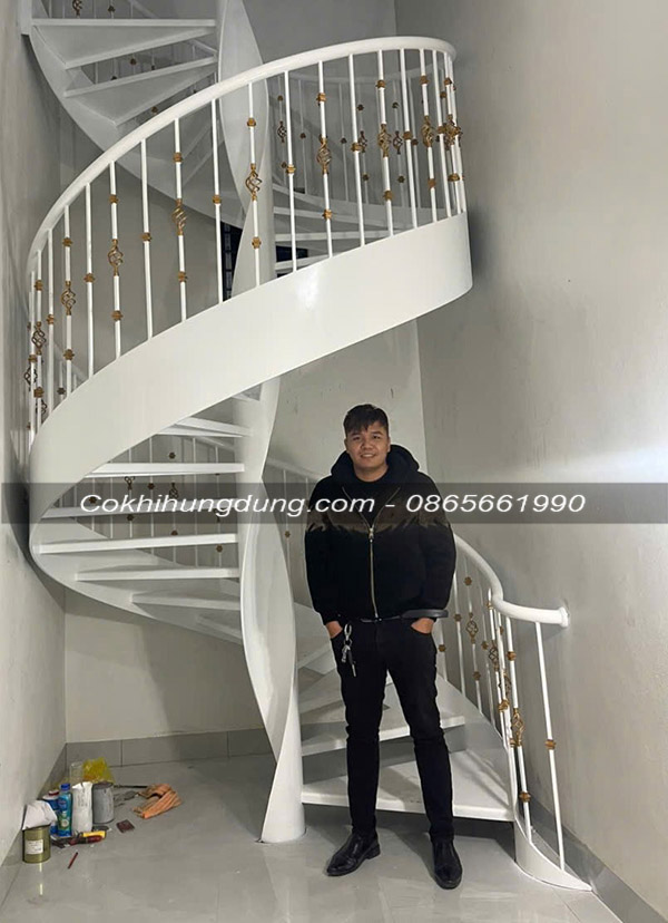 cầu thang xoắn cho nhà nhỏ ms28 cầu thang xoắn cho nhà nhỏ ms28