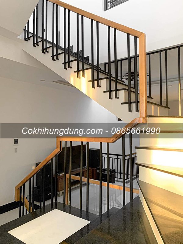 mẫu cầu thang sắt đẹp 38