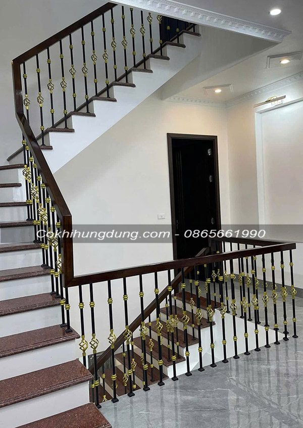 cầu thang sắt đẹp 45