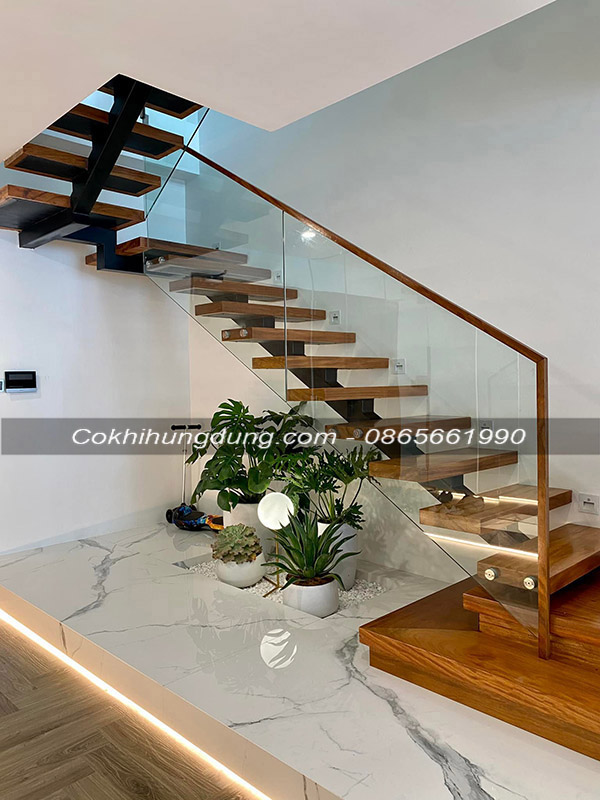 cầu thang xương cá đẹp MS68