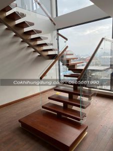 cầu thang xương cá giá rẻ