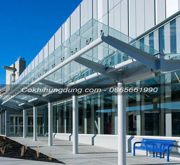 Mẫu mái kính cường lực đẹp MS39