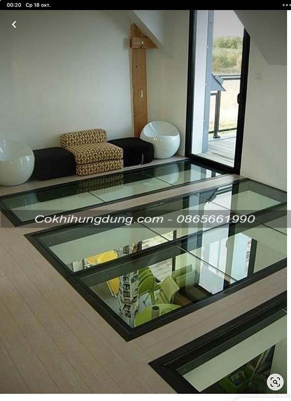 Mẫu mái kính cường lực đẹp MS43