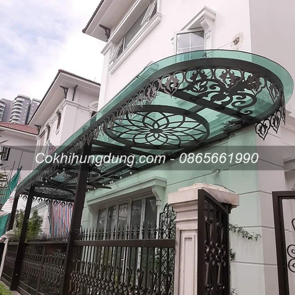 Mẫu mái kính cường lực đẹp MS27
