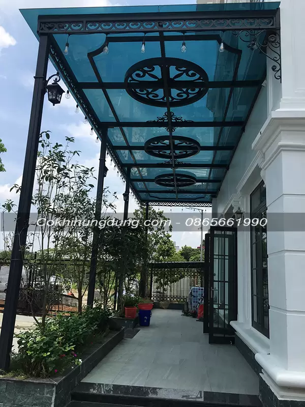 Mẫu mái kính cường lực đẹp MS36