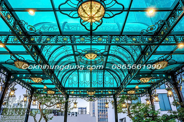 mái kính cường lực đẹp