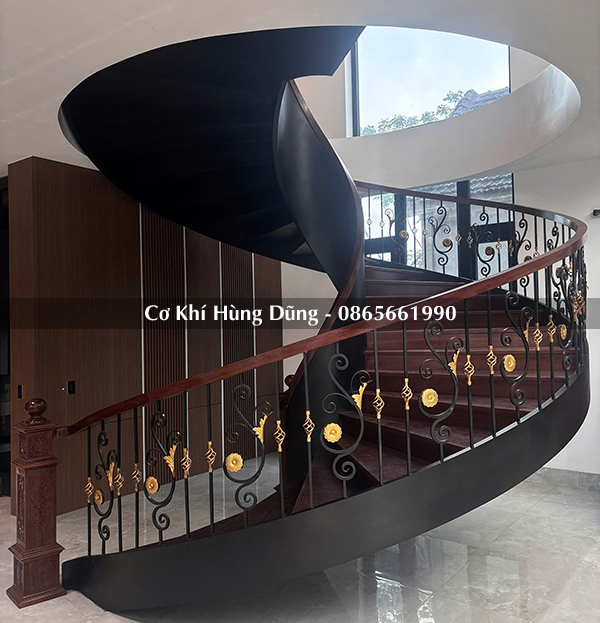 cầu thang xoắn ốc Nghệ An ms39