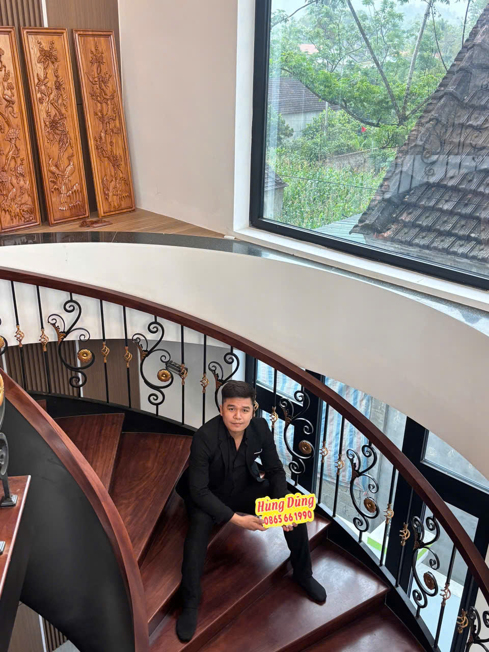 cầu thang xoắn ốc Nghệ An ms37