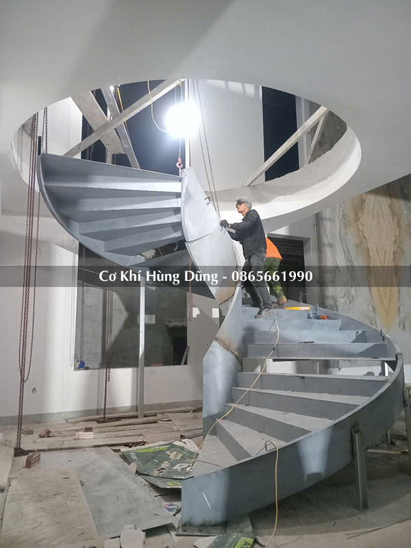 cầu thang xoắn ốc Nghệ An ms29