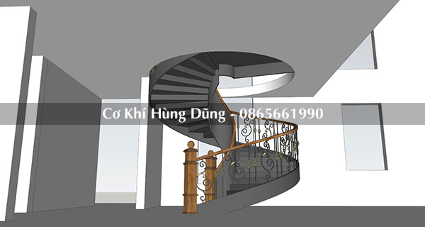  cầu thang xoắn ốc đẹp 20