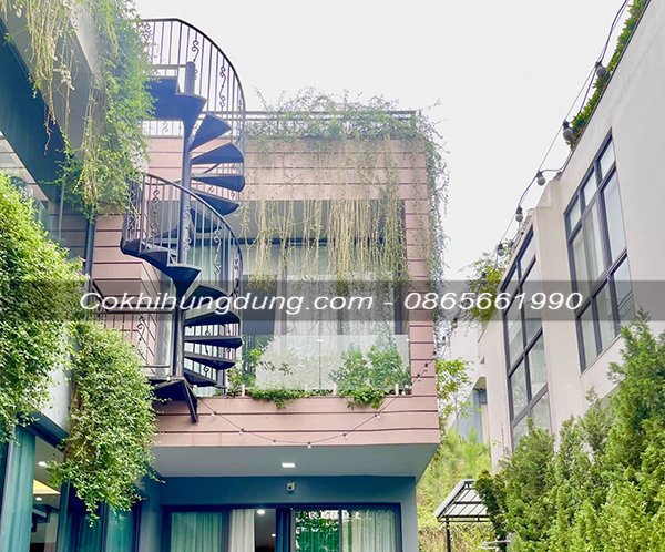 cầu thang xoắn thoát hiểm MS1