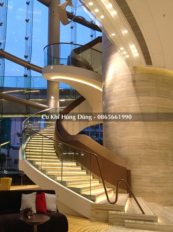Thi công cầu thang xoắn ốc tại Hòa Bình 04 Thi công cầu thang xoắn ốc tại Hòa Bình 04